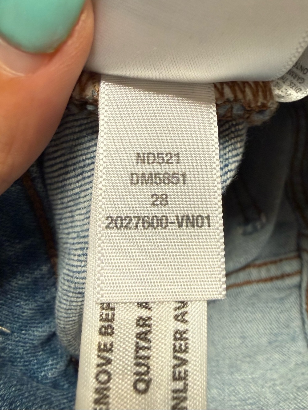 Madewell The Perfect Vintage Straight Jeans In Montville Wash Size 28 Nd521 View 5
